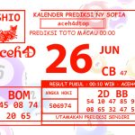 PREDIKSI JITU TOTOMACAU P5 23:00 , RABU(26/06/2024)